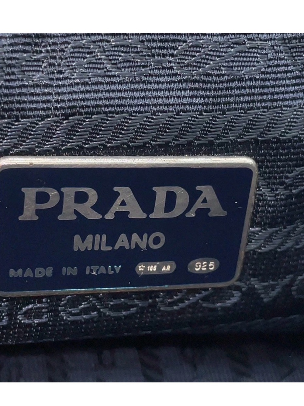 Prada Vintage Gold Hardware Leather Navy Flap Shoulder Bag W/Dustbag COA - Picture 8 of 11